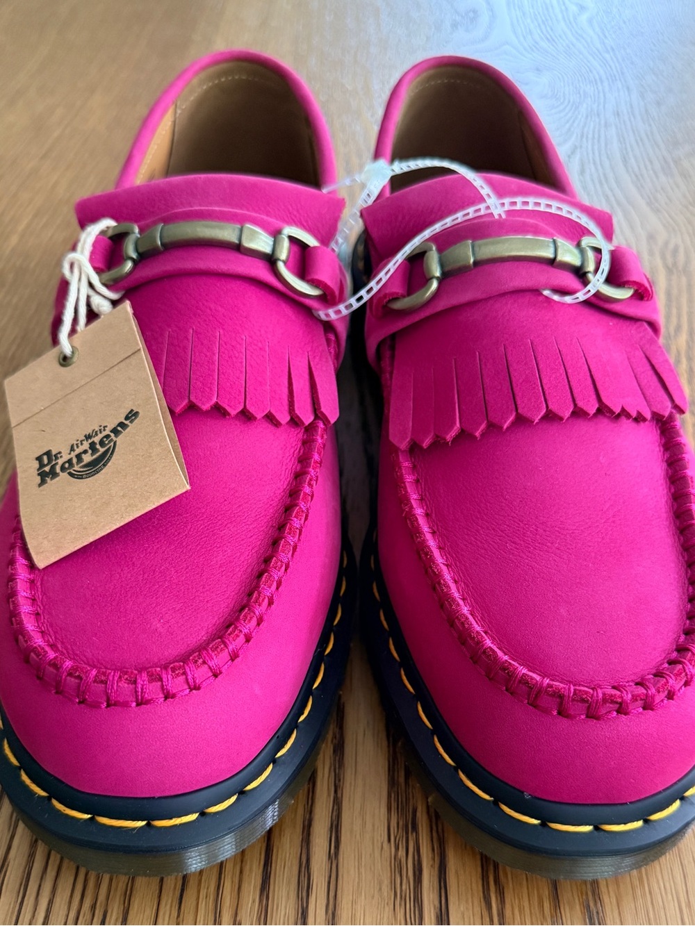 Dr. Martens Adrian Snaffle 'Fuschia' Loafers